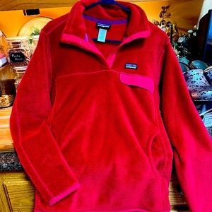 Patagonia Women’s Large 1/4 snap pullover with pockets